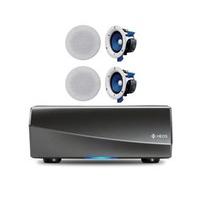 Denon HEOS Amp HS2 Wireless Multiroom Amplifier with 2 pair of Yamaha NSIC400 in-Ceiling Speakers