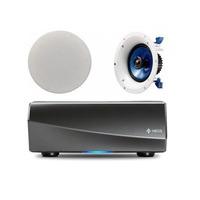 Denon HEOS Amp HS2 Wireless Multiroom Amplifier with 1 Pair of Yamaha NSIC600 in-Ceiling Speakers