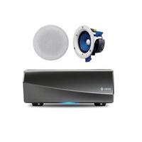 Denon HEOS Amp HS2 Wireless Multiroom Amplifier with 1 pair of Yamaha NSIC400 in-Ceiling Speakers