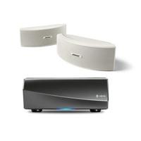Denon HEOS Amp HS2 Wireless Multiroom Amplifier with Bose 151 Environmental Speakers in White