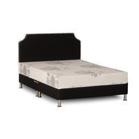 Deluxe Linen Divan Base - King - Black