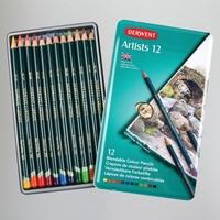 Derwent Artists Colouring Pencils Tin (set Of 12) With Derwent Canvas Pencil