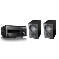 denon rc dm41dab micro hi fi cd receiver with mission lx 1 bookshelf s ...