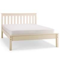 Denver Low End Bed Frame - White - Small Double
