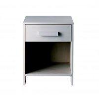 dennis kids bedside table with drawer in concrete grey