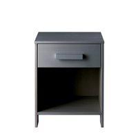 DENNIS KIDS BEDSIDE TABLE WITH DRAWER in Steel Grey