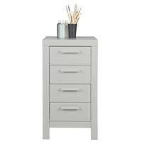 DENNIS NARROW CHEST OF DRAWERS in Concrete Grey