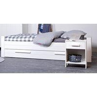 DENNIS KIDS SINGLE BED in White with Optional Trundle Drawer