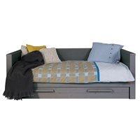 DENNIS DAY BED in Steel Grey with Optional Trundle Drawer