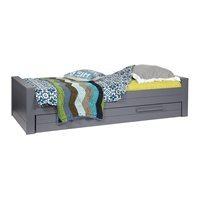 DENNIS KIDS SINGLE BED in Steel Grey with Optional Trundle Drawer