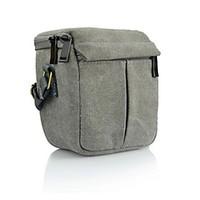 Dengpin Canvas Camera Messenger Shoulder Bag Case for Sony A6000 A5100 Canon EOS M2 Panasonic GF6 Samsung NX3000