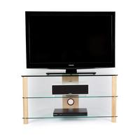 Demagio DM023 Wood / Glass TV Stand (Triple Finish)