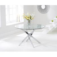 Denver 120cm Glass Dining Table