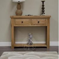 deluxe hall console table