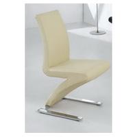 Demi Z Dining Room Chair in Cream