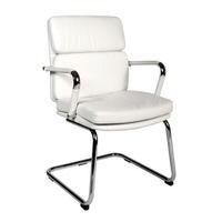 deco visitor retro eames style white chair