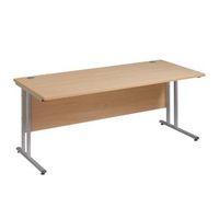 deluxe graphite cantilever 1200mm leg system desking oak