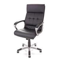 DEREHAM MANAGERS CHAIR LEATHER BLACK