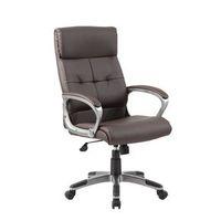 DEREHAM MANAGERS CHAIR LEATHER BROWN