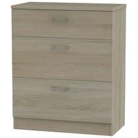 Devon Darkolino Chest of Drawer - 3 Drawer Deep