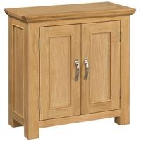 Devonshire Siena Oak Hall Cabinet - Small 2 Door