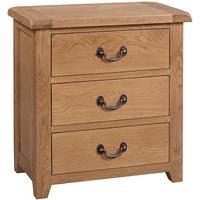 Devonshire Somerset Oak Chest of Drawer - 3 Drawer