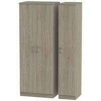 Devon Darkolino Triple Wardrobe - Tall Plain