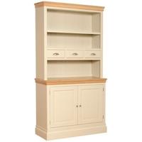 devonshire lundy pine open top dresser small with spice drawers