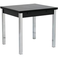 designa black ash dining table wide extending