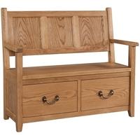 devonshire somerset oak monks bench