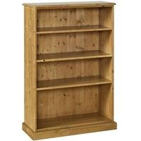 devonshire torridge pine bookcase 4ft with 12in deep shelves