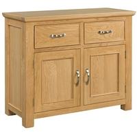 devonshire siena oak sideboard 2 door 2 drawer