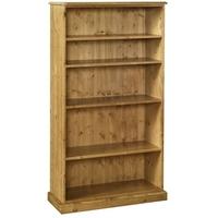 devonshire torridge pine bookcase 5ft with 12in deep shelves