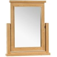 devonshire siena oak dressing table mirror