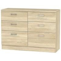 devon bardolino chest of drawer 6 drawer midi