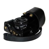 Dengpin Leather Camera Case Oil Skin Charging Style for Sony Alpha A6000 with 16-50mm or 2.8/16 Lens