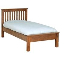 Devonshire Rustic Oak Bed - Low Foot End