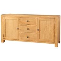 Devonshire Avon Oak Sideboard - Large 2 Door 3 Drawer