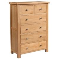 Devonshire Dorset Oak Chest of Drawer - 2+4 Drawer