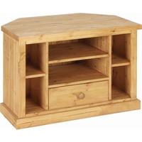 Devonshire Chunky Pine TV Unit - Corner 1 Drawer