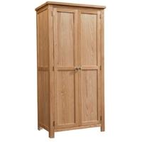 Devonshire Dorset Oak Wardrobe - Hanging 2 Door