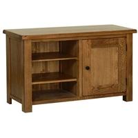 devonshire rustic oak tv cabinet standard