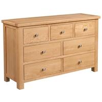 Devonshire Dorset Oak Chest of Drawer - 3+4 Drawer