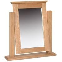 devonshire new oak dressing table single mirror