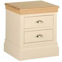 Devonshire Lundy Pine Bedside Cabinet - 2 Drawer