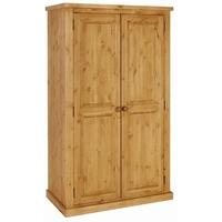 Devonshire Chunky Pine Wardrobe - Hanging 2 Door