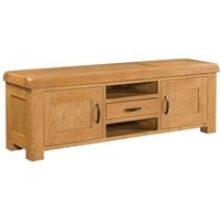 Devonshire Clovelly Oak TV Unit - 1 Drawer 2 Door