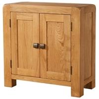 Devonshire Avon Oak Display Cabinet - 2 Door