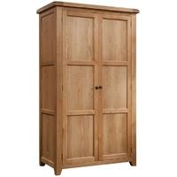 Devonshire Somerset Oak Wardrobe - Double