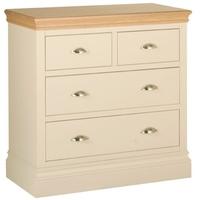 Devonshire Lundy Pine Chest of Drawer - Small 2+2 Drawer